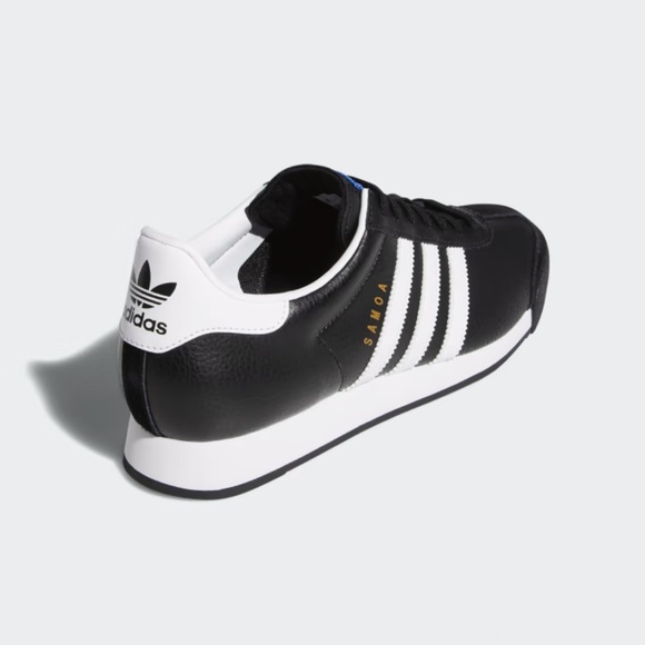 NIB Adidas Samoa Sneakers, Black/White, Men’s 7 - Picture 12 of 16